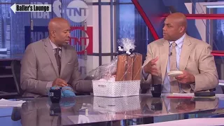 Inside the NBA Shaq SURPRISES Chuck, Kenny, and Ernie with Gifts!!!