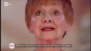 Milena Vukotic: il mio ricordo di Paolo Villaggio - Nemo - Nessuno escluso 19/10/2017