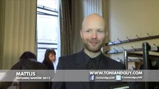 TONI&GUY @ Mattijs van Bergen AW12 - London Fashion Week