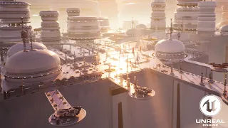 Science Fiction City Unreal Engine