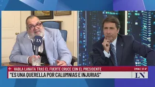 La palabra de Jorge Lanata tras el cruce con Milei: "El Presidente me acusó de un delito"