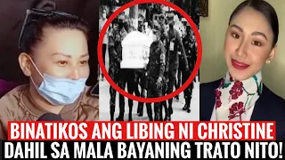 ITO PALA ANG DAHILAN KUNG BAKIT MAY MGA UNIPORMADONG LALAKI SA PAGHATID KAY CHRISTINE SA HULING.....