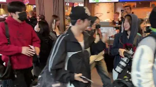 The ZEROBASEONE K-pop group at Warsaw airport in Poland, Europe