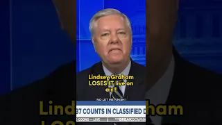 Visibly Disturbed Lindsey Graham LOSES IT in Bizarre Outburst Defending Trump