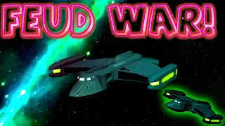 Romulan  TRADE WAR! -1 Romulan Talon Class VS 1 Romulan Falcon Class - Star Trek Ship Battles