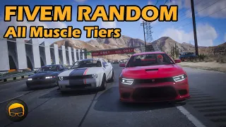 Muscle Cars From Top To Bottom - GTA FiveM Random More №123