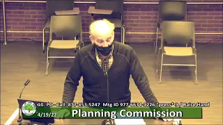 Ann Arbor Planning Commission Meeting 4-19-22