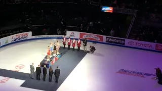 Ladies Victory Medal Ceremony 2018 U.S. Figure Skating Championships