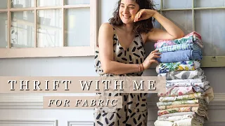 Thrift with Me for Fabric - Ep. 2