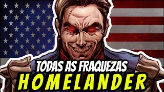 TODAS AS FRAQUEZAS DO HOMELANDER EXPLORADAS | THE BOYS 4ª TEMPORADA | THE BOYS | GEN V