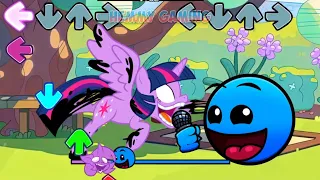 [SWAP] FNF Geometry Dash 2.2 vs My Little Pony Pibby Corrupted Sings Can Can | Fire In The Hole