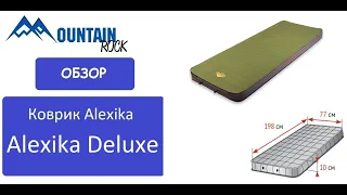 Обзор самонадувающегося коврика Alexika Deluxe