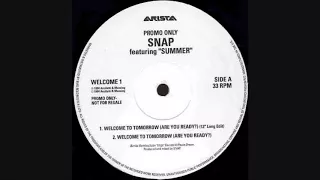 Snap! ft. Summer - Welcome To Tomorrow (Are You Ready?) 12" Vinyl