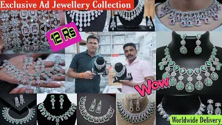 Beautiful Ad Necklace Collection | American Diamond Jewellery Manufacturer & Wholesaler