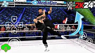 WWE 2K24 PSP ISO RELEASED || WWE 2K24 PPSSPP UPDATE PATCH ANDROID || THE ROCK vs ROMAN REIGNS