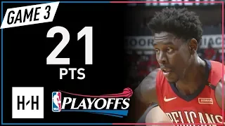 Jrue Holiday Full Game 3 Highlights Warriors vs Pelicans 2018 NBA Playoffs - 21 Pts!