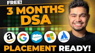 3 Months DSA Roadmap to Get a Job in 2024! | How to start from zero and get a JOB! | How to Code?