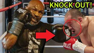 MIKE TYSON SPARRING LEAKED!👀 Jake Paul is F**KED! | Training at age 57! [2024]