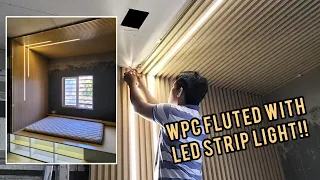 WPC Panel and LED Strip Light Installation!