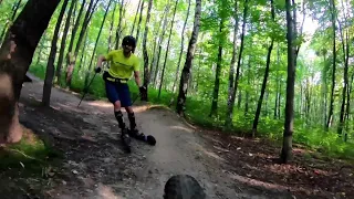 Single track na rolkach terenowych SRB XRS06 Cross Skate - no to jazda!