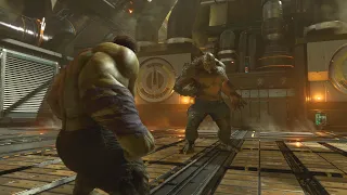 The Hulk vs Abomination Marvel's Avengers Boss Battle Gameplay (1440p PS4 Pro)