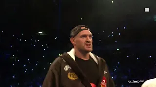 Incredible atmosphere! Tyson Fury's first ring walk in 925 days