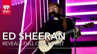 Ed Sheeran Reveals Full Collab List For New Album | Fast Facts