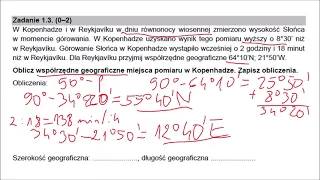 Matura z geografii 2021 - omówienie arkusza zadań cz. 1