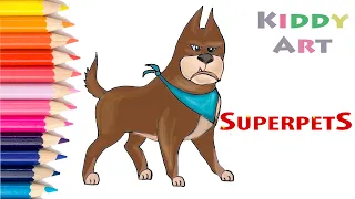 DC League of Super-Pets / How to Draw Ace pup from Super Pets