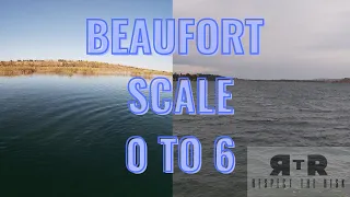 Beaufort Wind Force Scale 0 to 6 or 0 to 27 knots of Wind