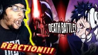 Darth Vader VS Obito Uchiha (Star Wars VS Naruto) | DEATH BATTLE! DB Reaction