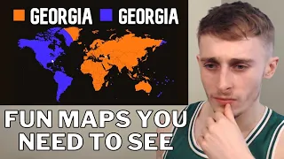 Reacting to 33 Fun Maps You Need To See