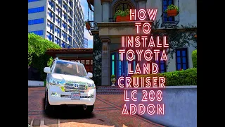 How To Install Toyota Land Cruiser Lc200 |Addon| In Gta V |Farhan Gaming| Gta 5