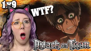 EREN IS WHAT?!?! - ATTACK ON TITAN | REACTION 1X9 | ZAMBER REACTS