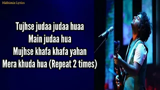Judaa Full Song (Lyrics)- Arijit Singh | Ishqedarriyaan