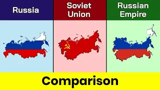 Russia vs Soviet union vs Russian Empire | Comparison | Russia | Soviet union | Data Duck 2.o