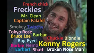 Lost- Sawyer's nicknames