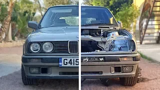 BMW E30 Touring Engine Bay Restoration | Making Great Progress