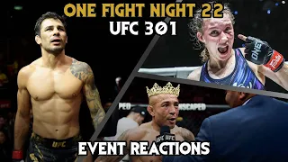 UFC 301: Pantoja vs Erceg | ONE Fight Night 22: Smilla vs Diachkova | King of Rio | Event Reactions