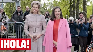 Las reinas Letizia y Máxima unen fuerzas en favor de la salud mental de los adolescentes