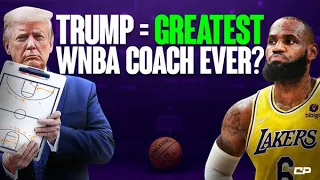 Trump = GREATEST WNBA Coach Ever? 🧐 | Clutch #Shorts