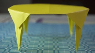 how to make a paper table origami