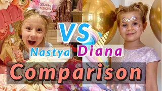 Like Nastya VS Kids Diana Show Lifestyle, Comparison , 2020, Dhiyu Show