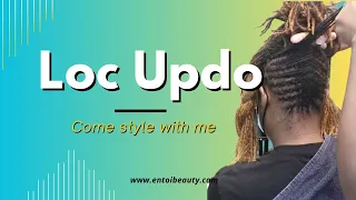 Loc Updo on Microlocs | Holiday Styles | Locstyle