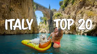 TOP 20 PLACES TO VISIT IN ITALY | Watch this before you travel!