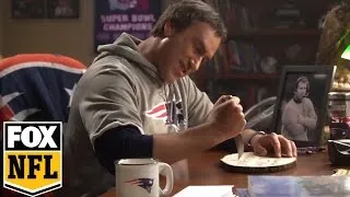 Rob Riggle writes letters as Bill Belichick for his Riggle's Picks during Week 10 | FOX NFL SUNDAY