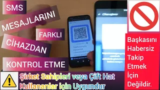 Google Mesajlar SMS WEB Mesajlarını Online Olarak Farklı Yerden Okuma Yanıtlama Kontrol Etme