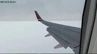 [XP11] Norwegian Air Sweden AOC | Boeing 737-800 | Landing into very foggy Umeå, no runway insight