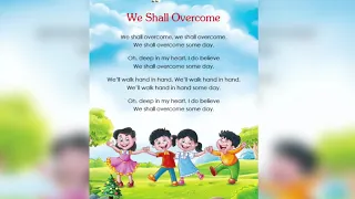 We shall overcome rhyme