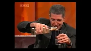 Leonard Cohen's cocktail Red Needle (Danish TV, 1992)